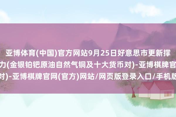 亚博体育(中国)官方网站9月25日好意思市更新撑执阻力:18品种撑执阻力(金银铂钯原油自然气铜及十大货币对)-亚博棋牌官网(官方)网站/网页版登录入口/手机版APP下载